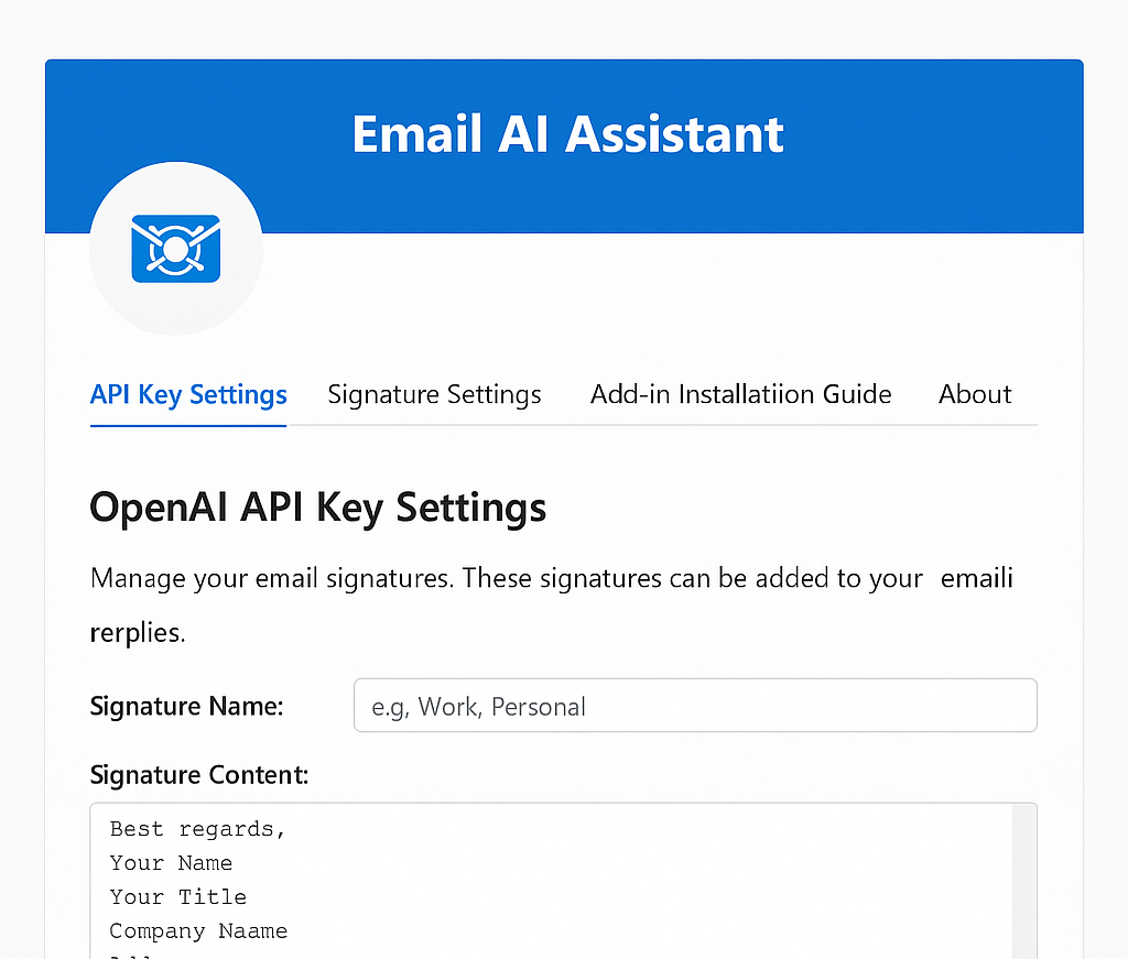 Project Email AI Assistant for Outlook